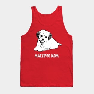 Maltipoo Mom Maltipoo Design Tank Top